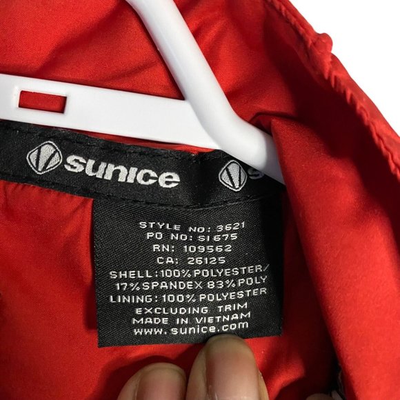 Sunice Weather Red 1/2 Zip Windbreaker Jacket - Picture 7 of 12
